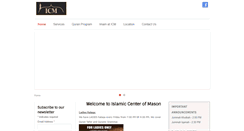 Desktop Screenshot of masonmasjid.com